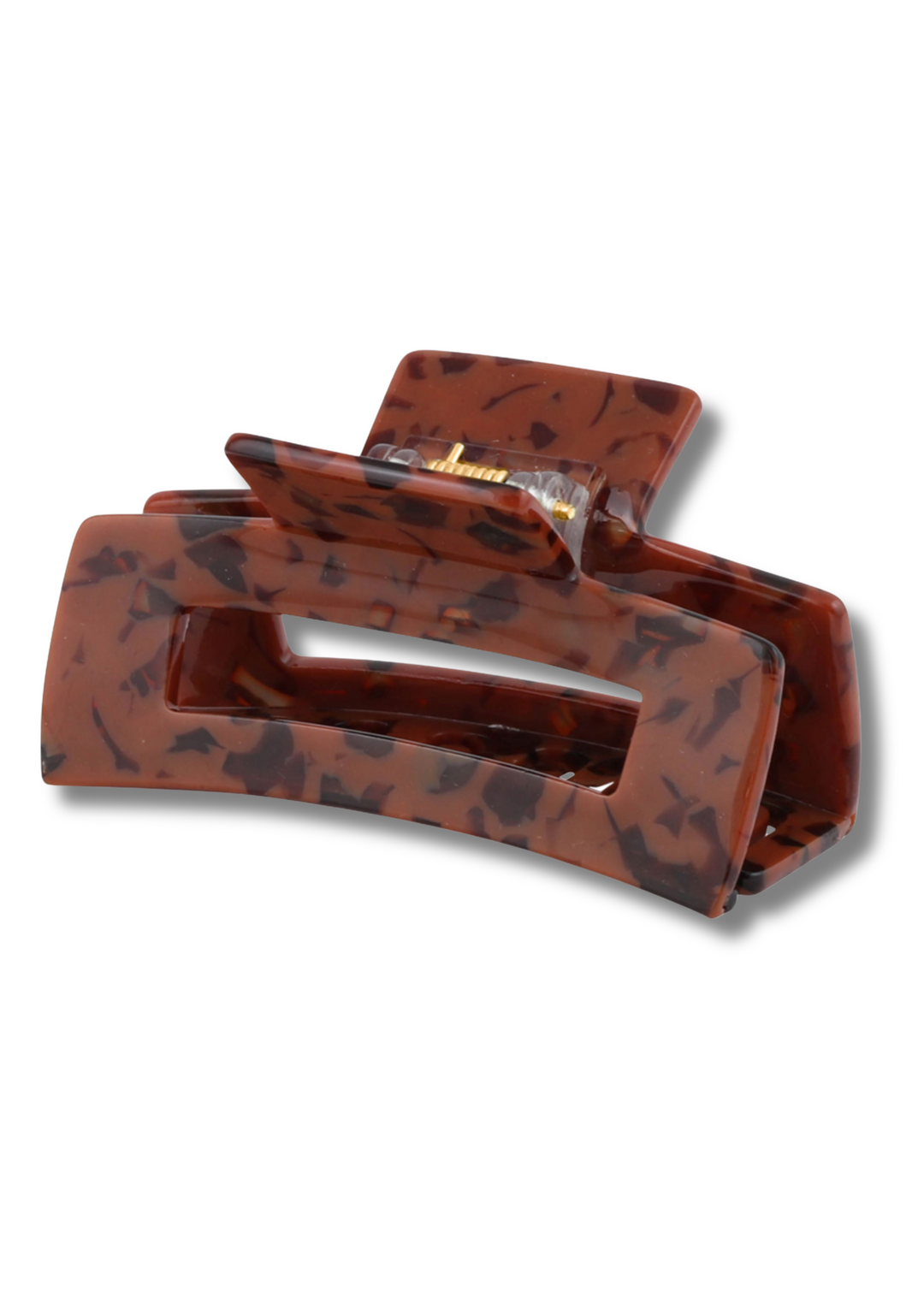 Oleandre Resin Hairclip in Tan