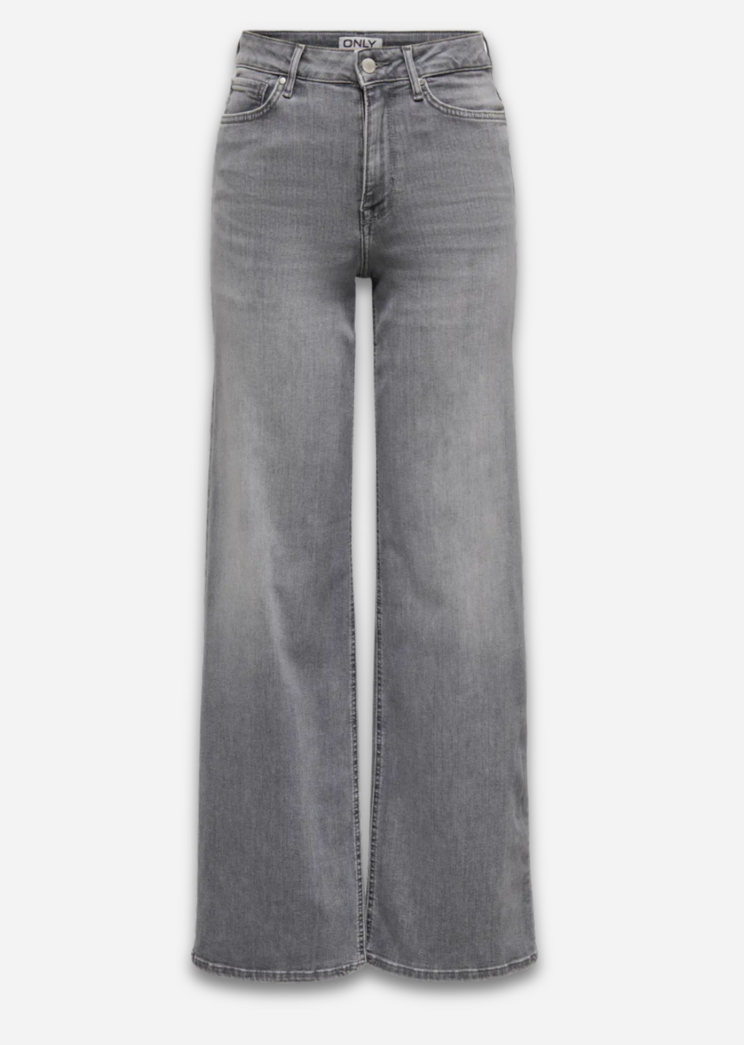 Madison Wide Leg Jeans in Light Grey