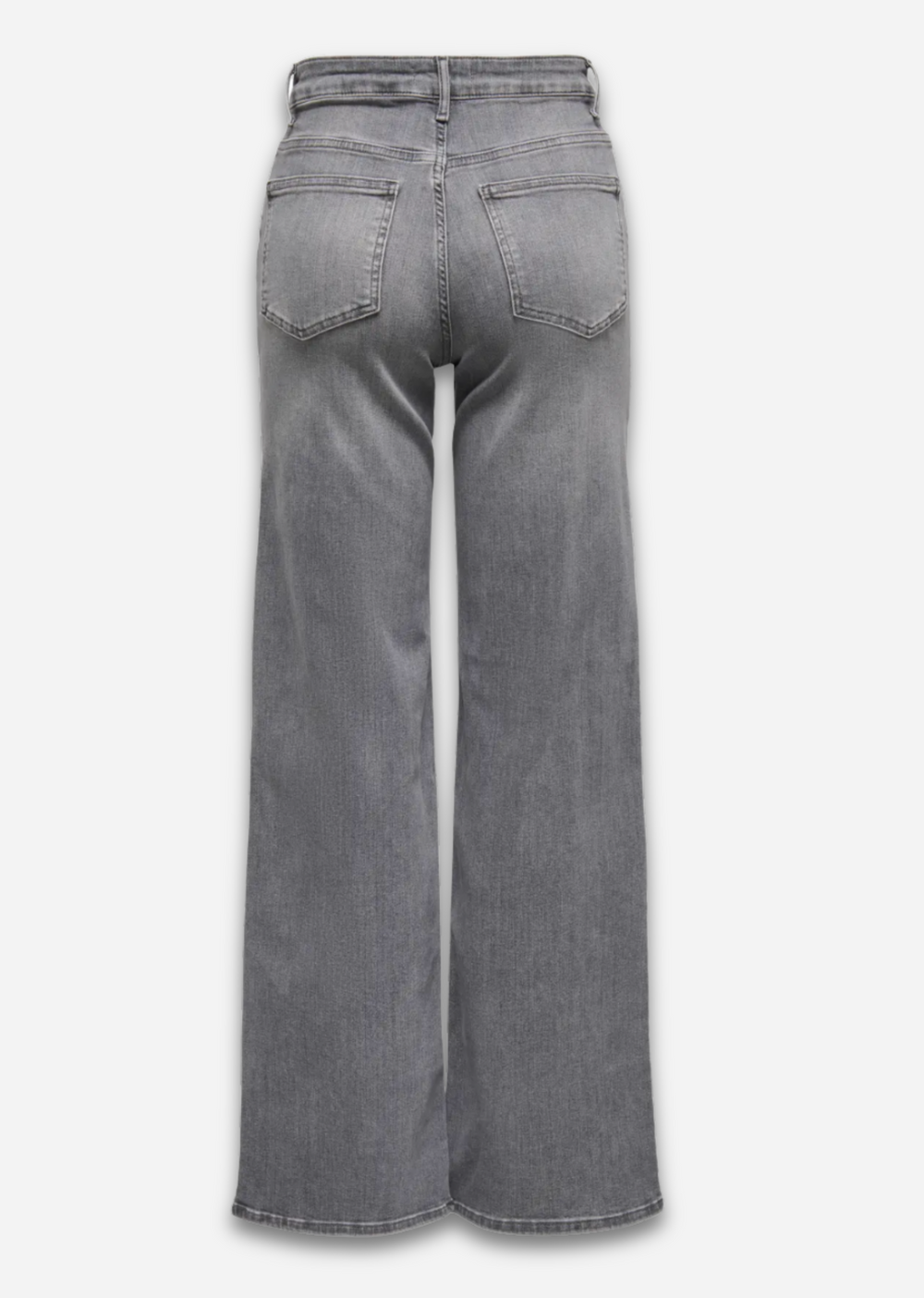 Madison Wide Leg Jeans in Light Grey