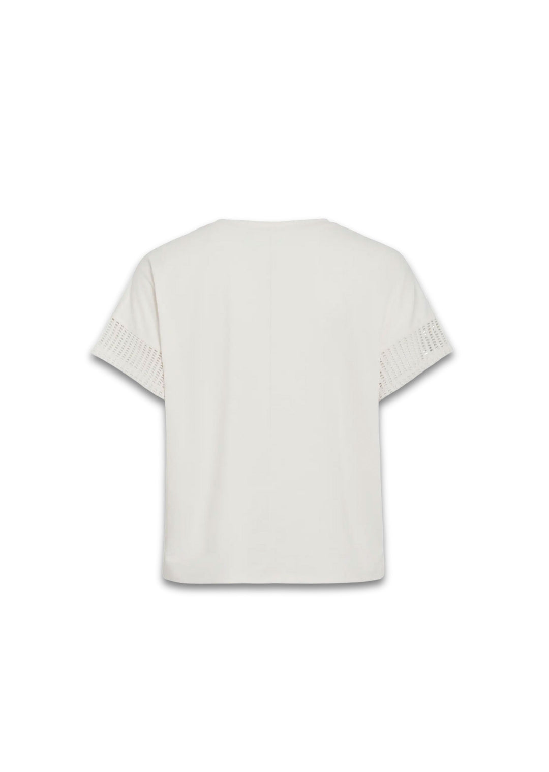 Zima Crochet Tshirt in Cream