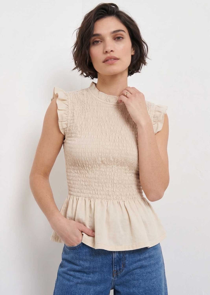 shirred top 