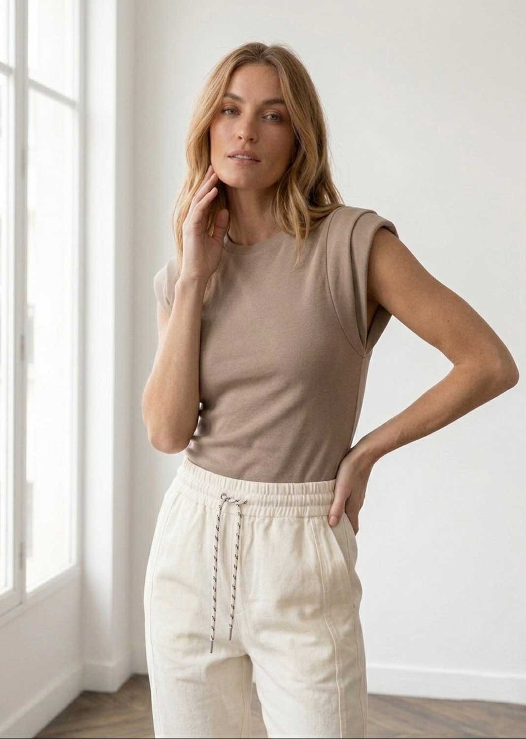 extended shoulder tshirt