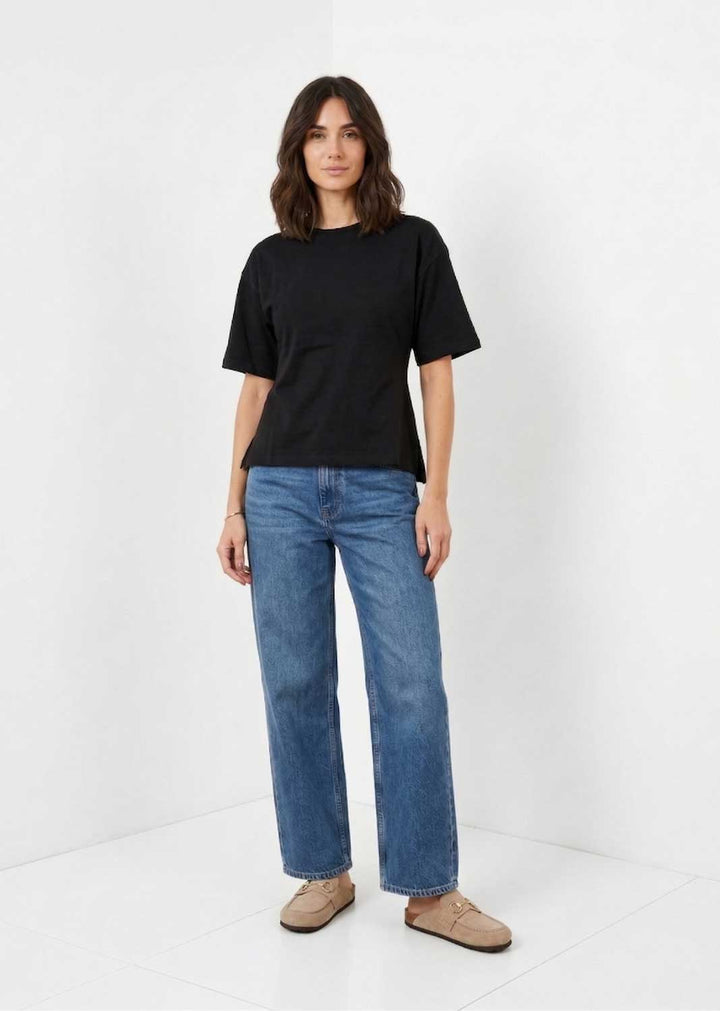 Annie Black Structured T-shirt