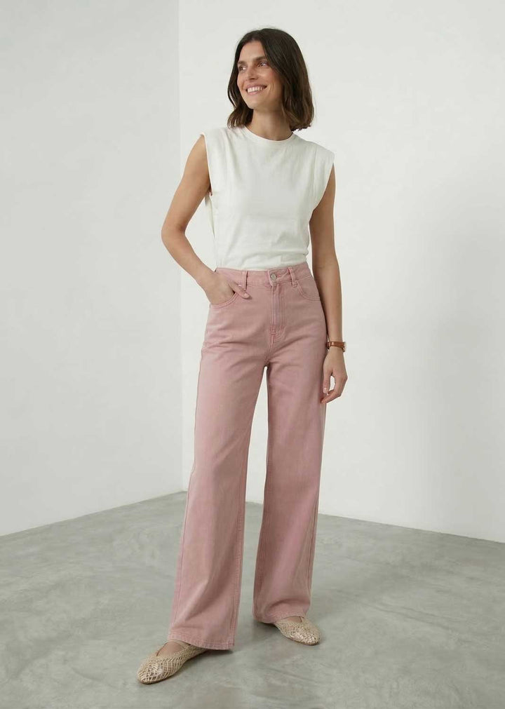 Arabella Pale Pink Jeans