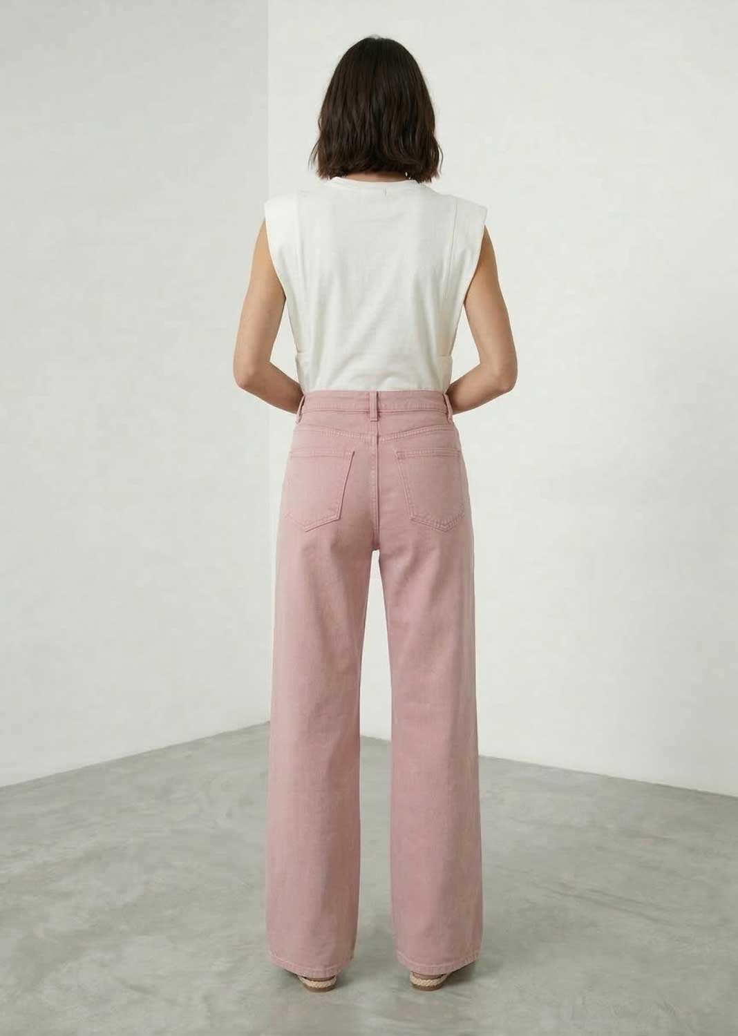 Arabella Pale Pink Jeans