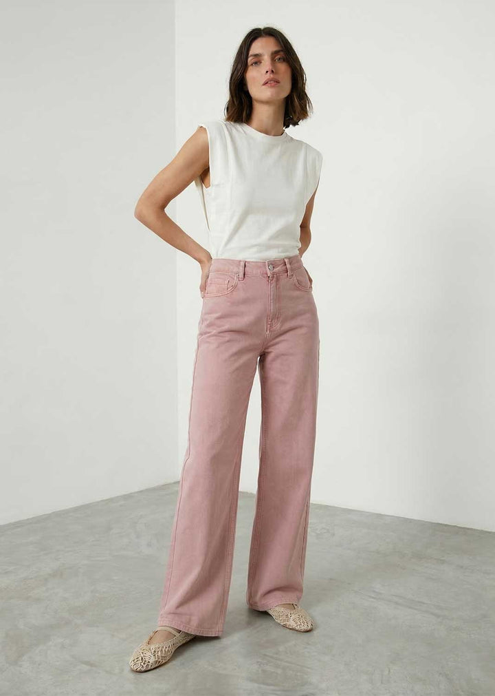 Arabella Pale Pink Jeans