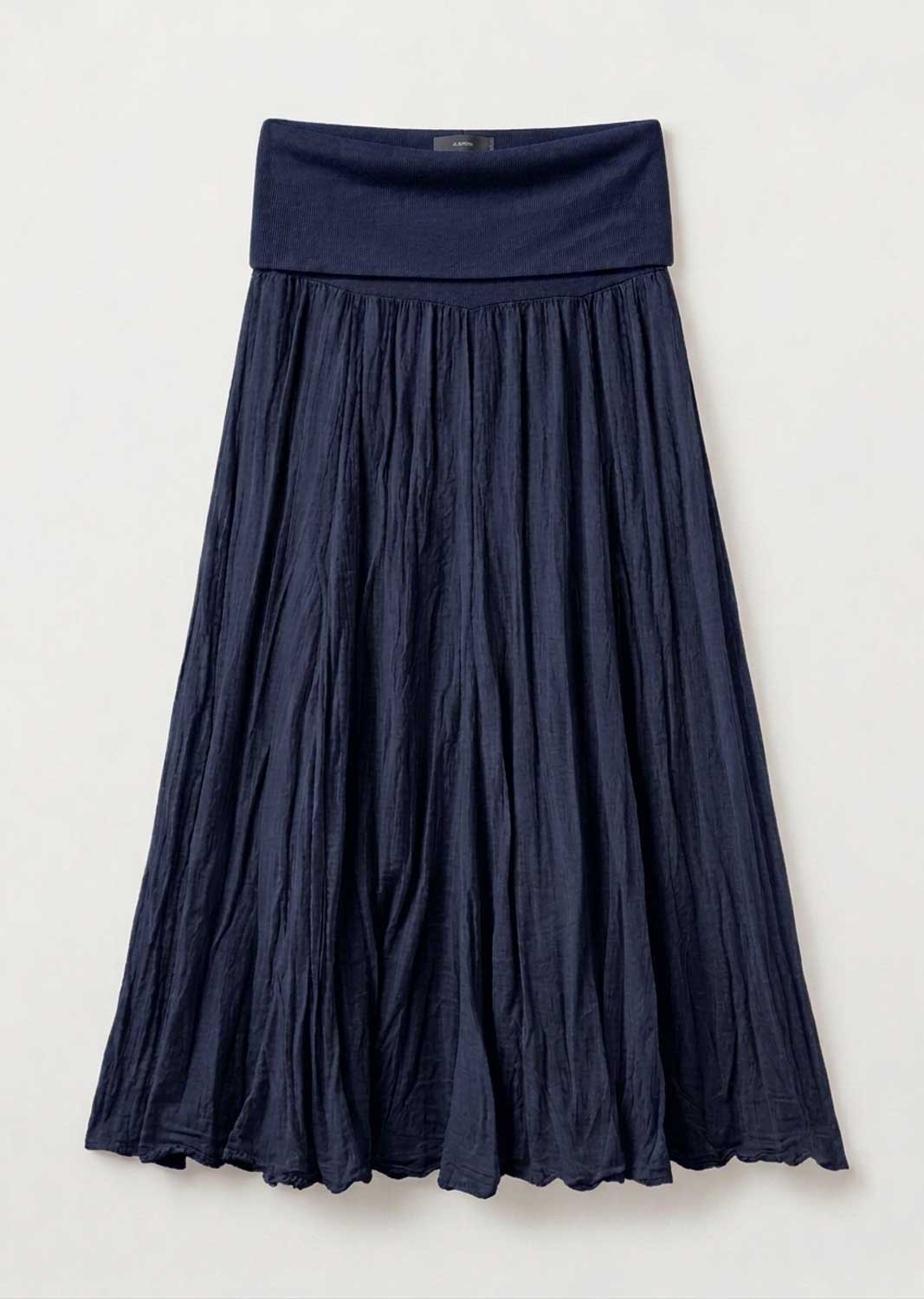 navy boho maxi skirt 