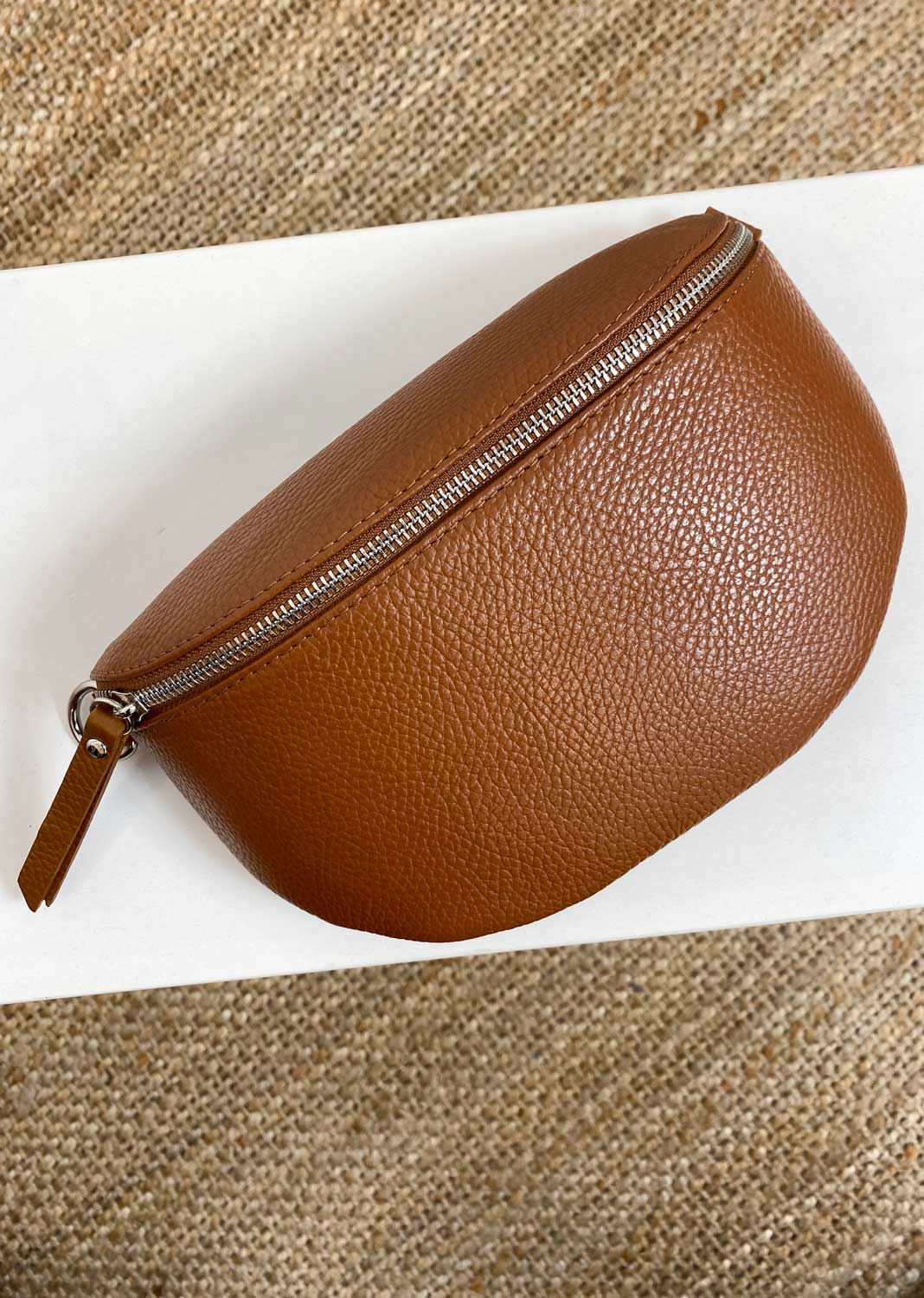 Bonnie Leather Sling Bag Tan