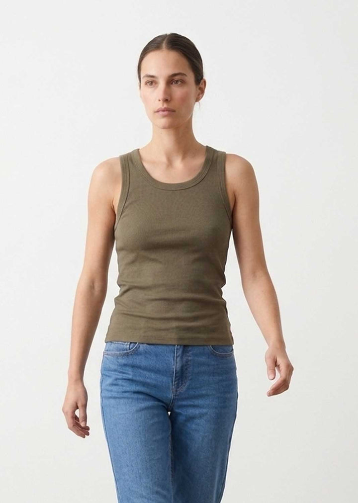 Carry Khaki Premium Vest Top
