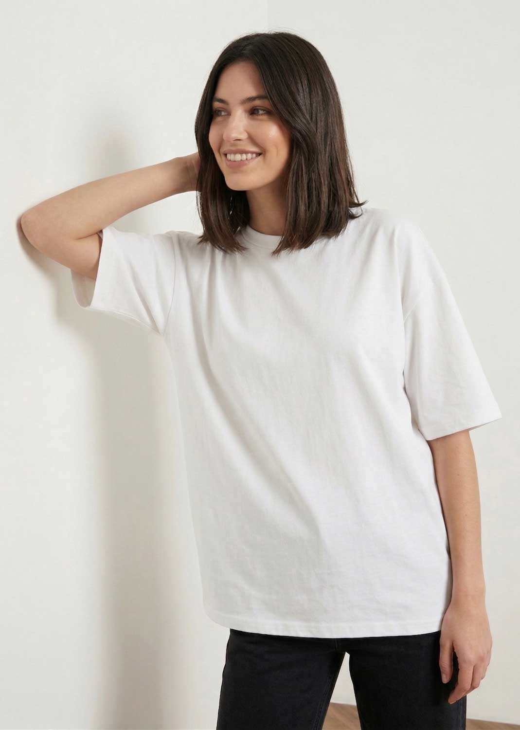 Cassie White Oversized T-shirt