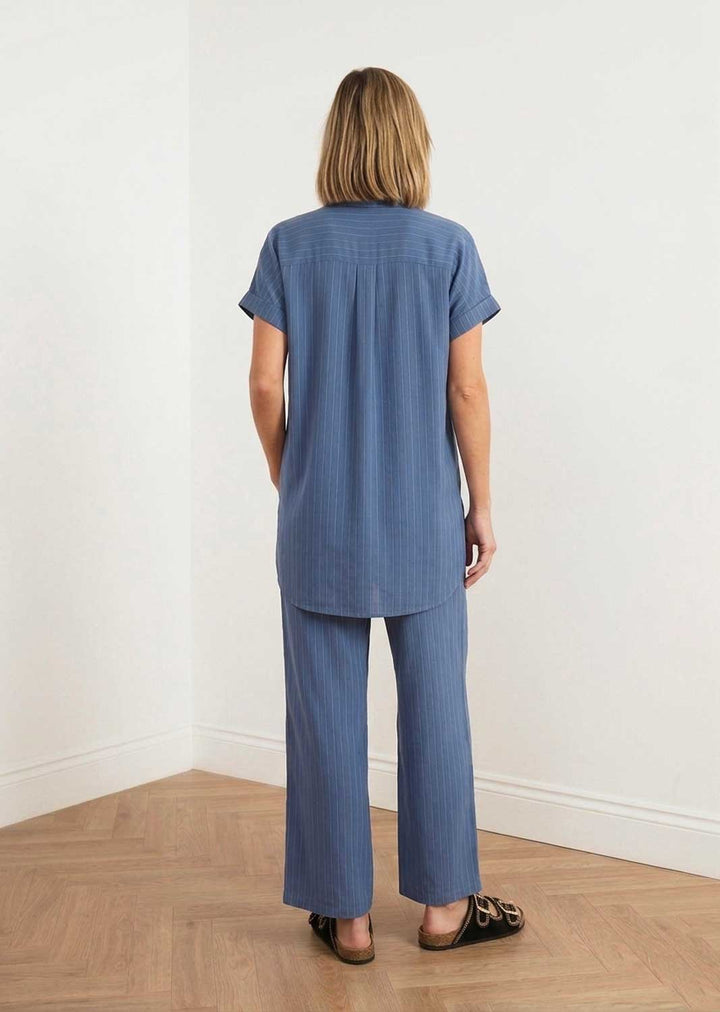 Cecilia Blue Stripe Co-ord Set