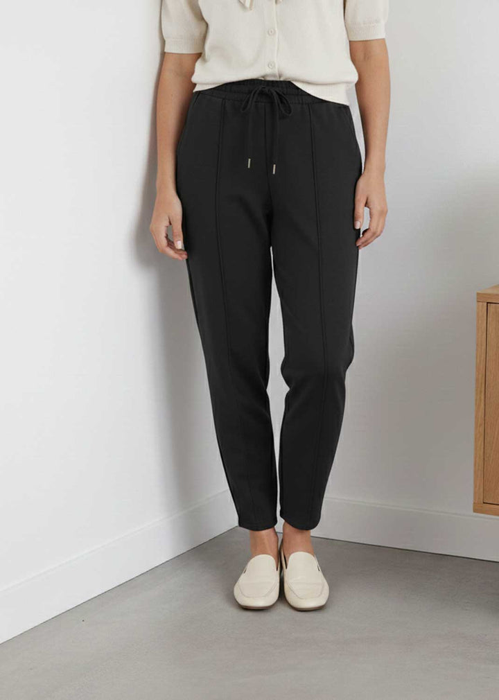 Christie Jersey Barrel Pants Black