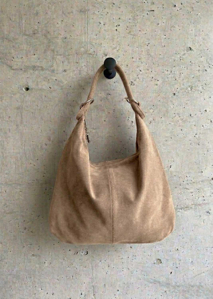 suede bag beige 