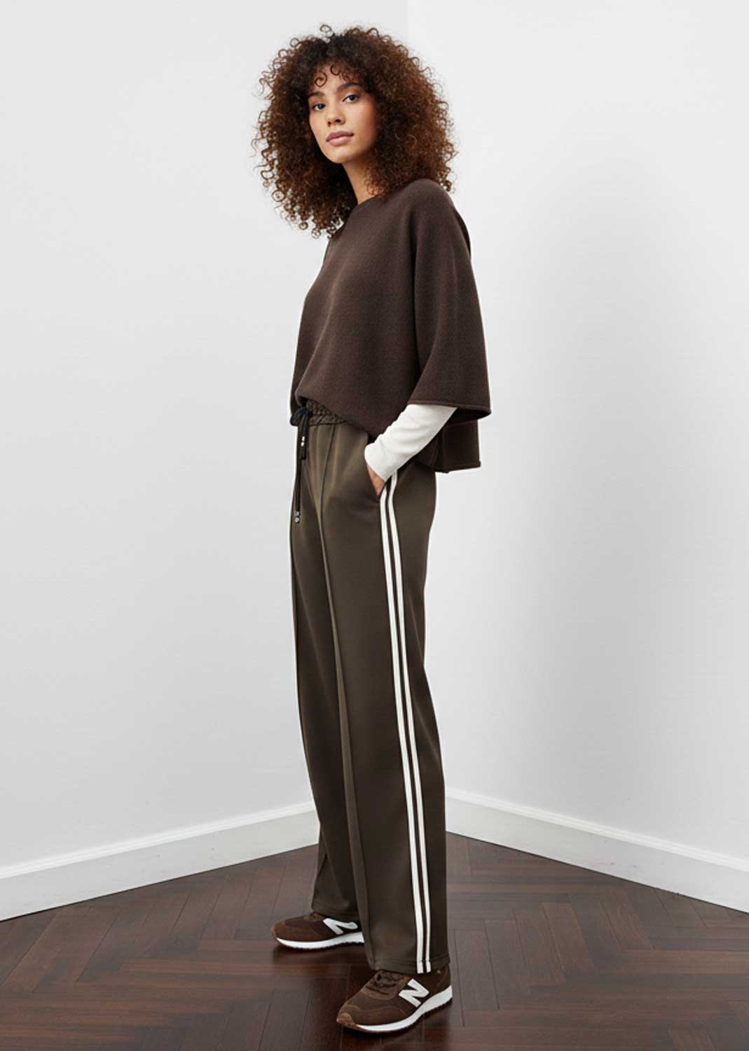 brown trackpants