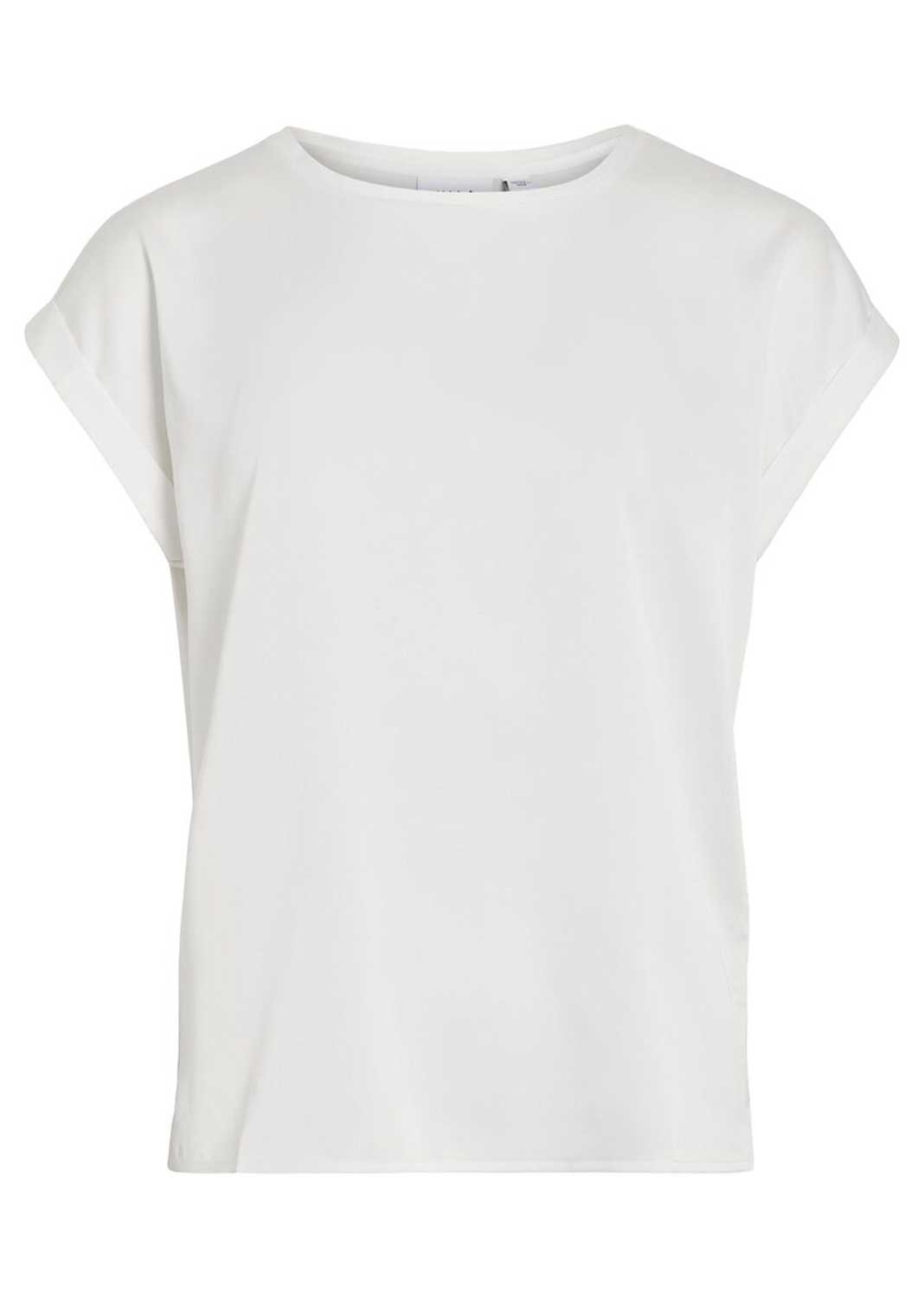 Ellette Satin Top White