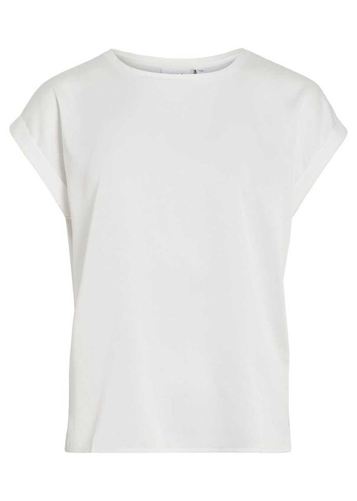 Ellette Satin Top White