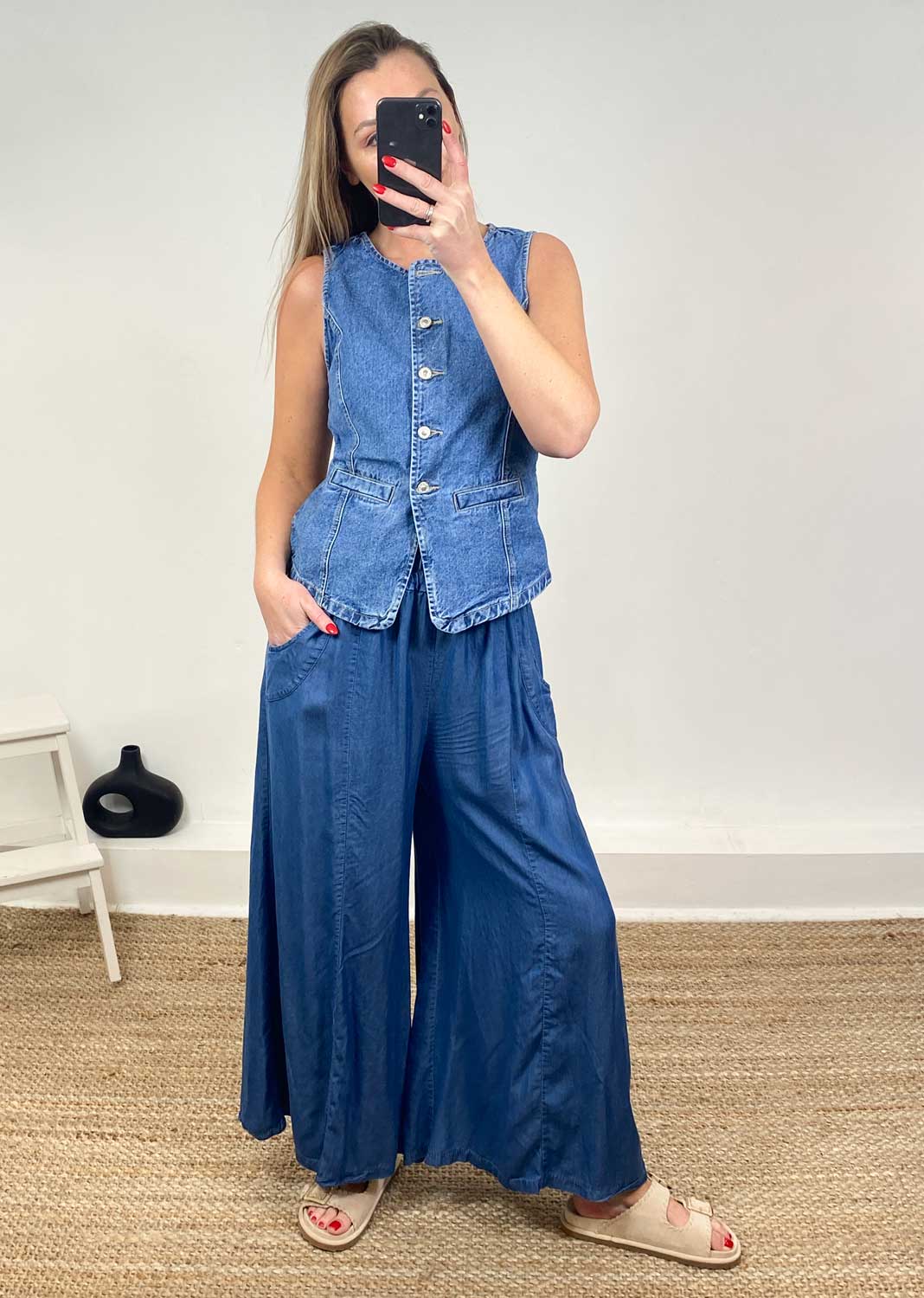 Guilina Denim Waistcoat