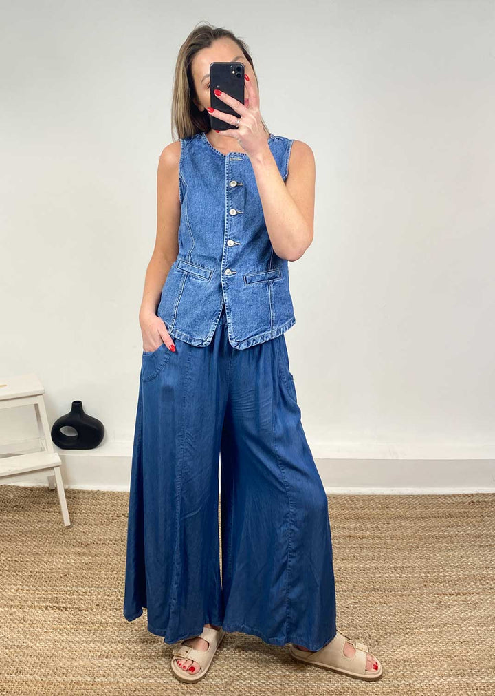 Guilina Denim Waistcoat