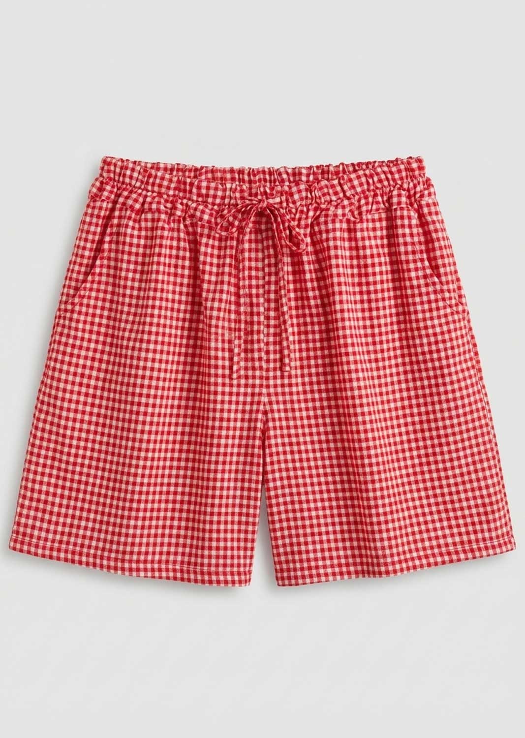 Haven Red Gingham Shorts