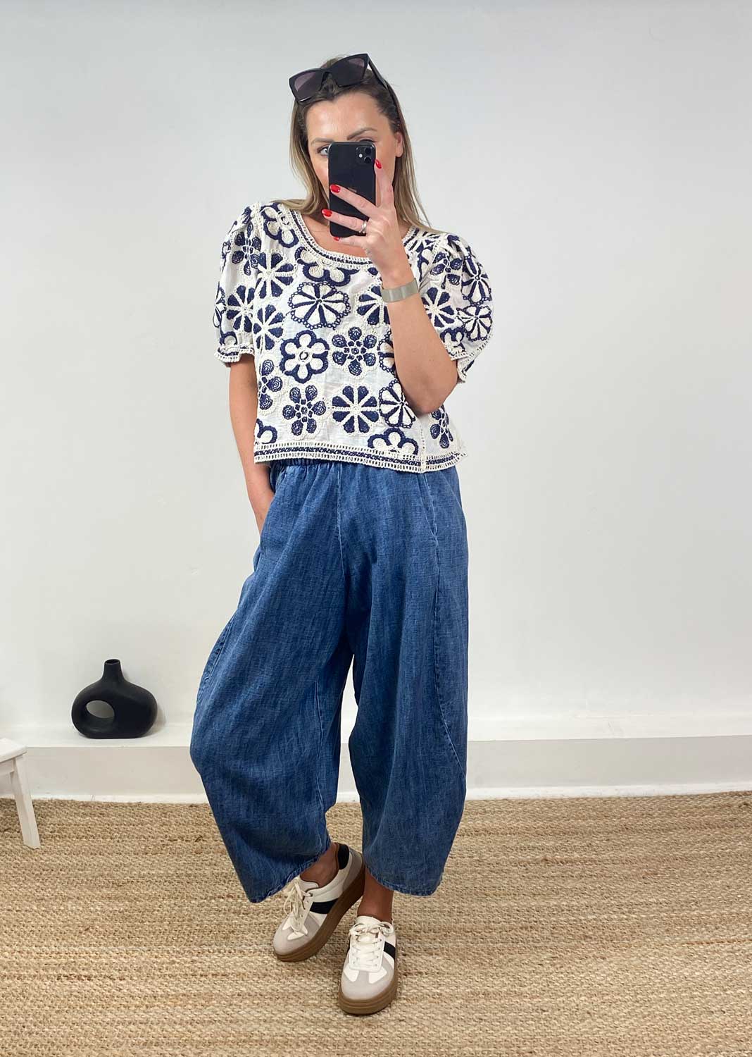 Jaxon Denim Barrel Pants