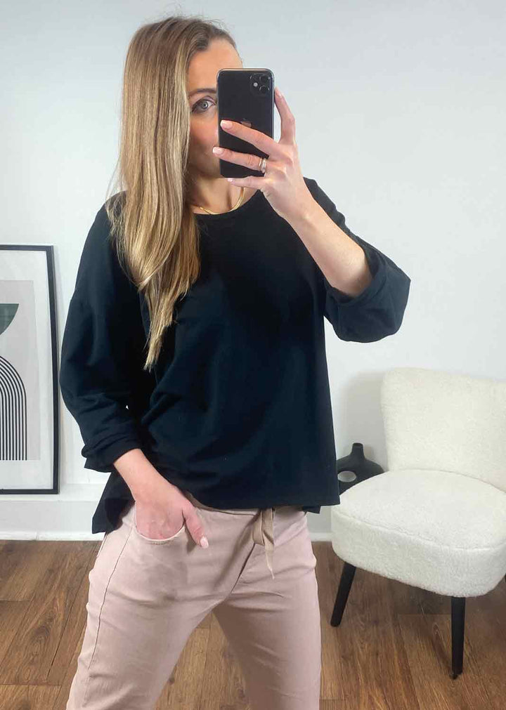 Black Basic Sweater