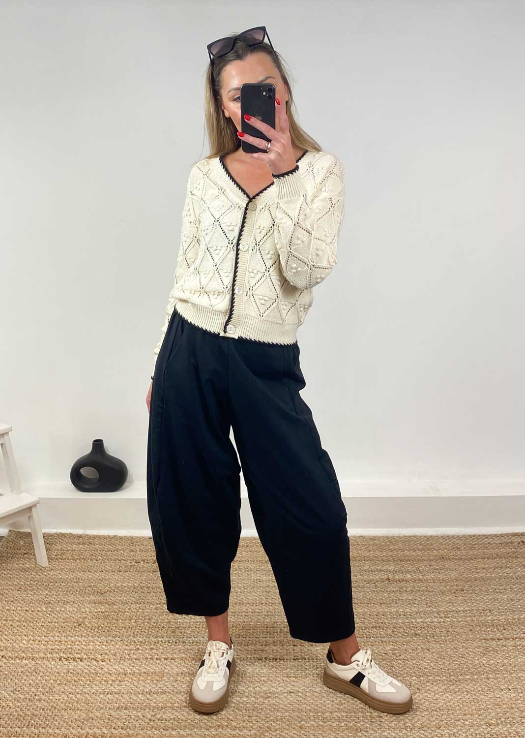 Julian Crochet Cardigan