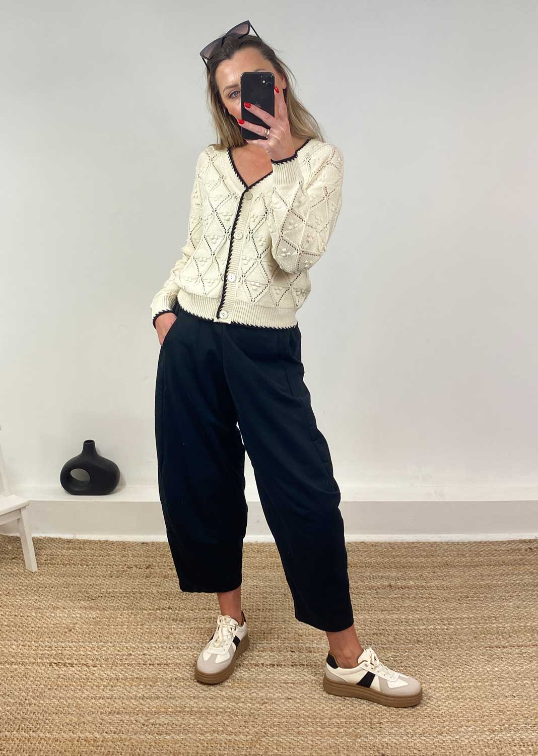 Julian Crochet Cardigan