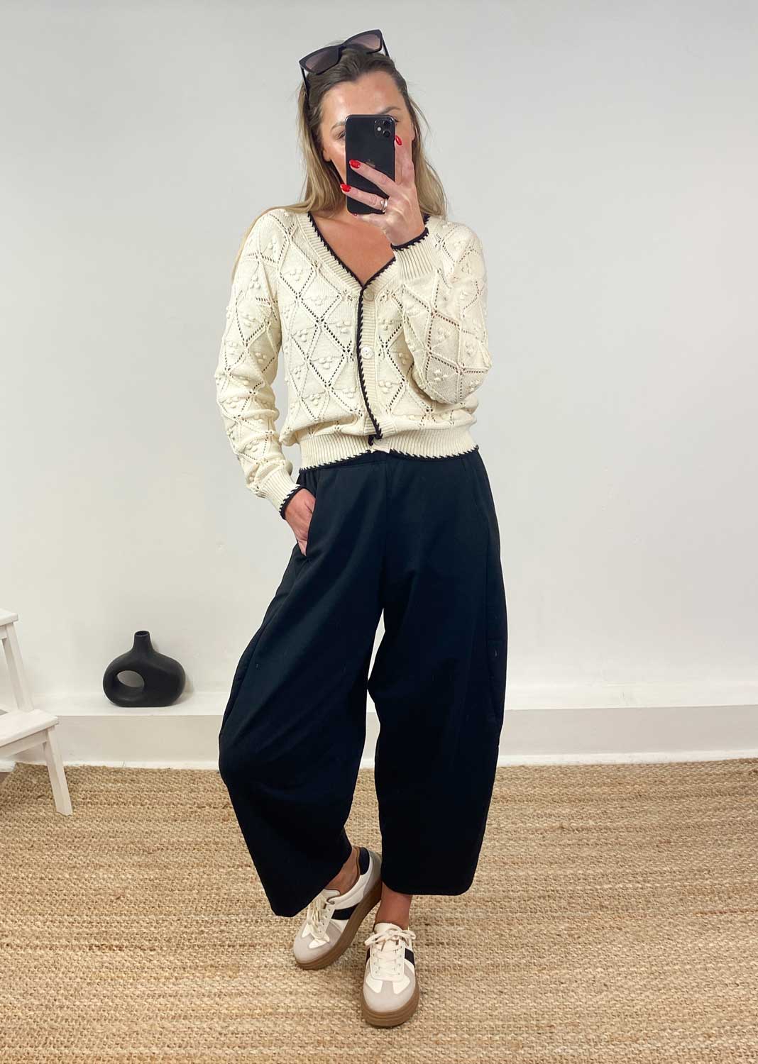 Julian Crochet Cardigan