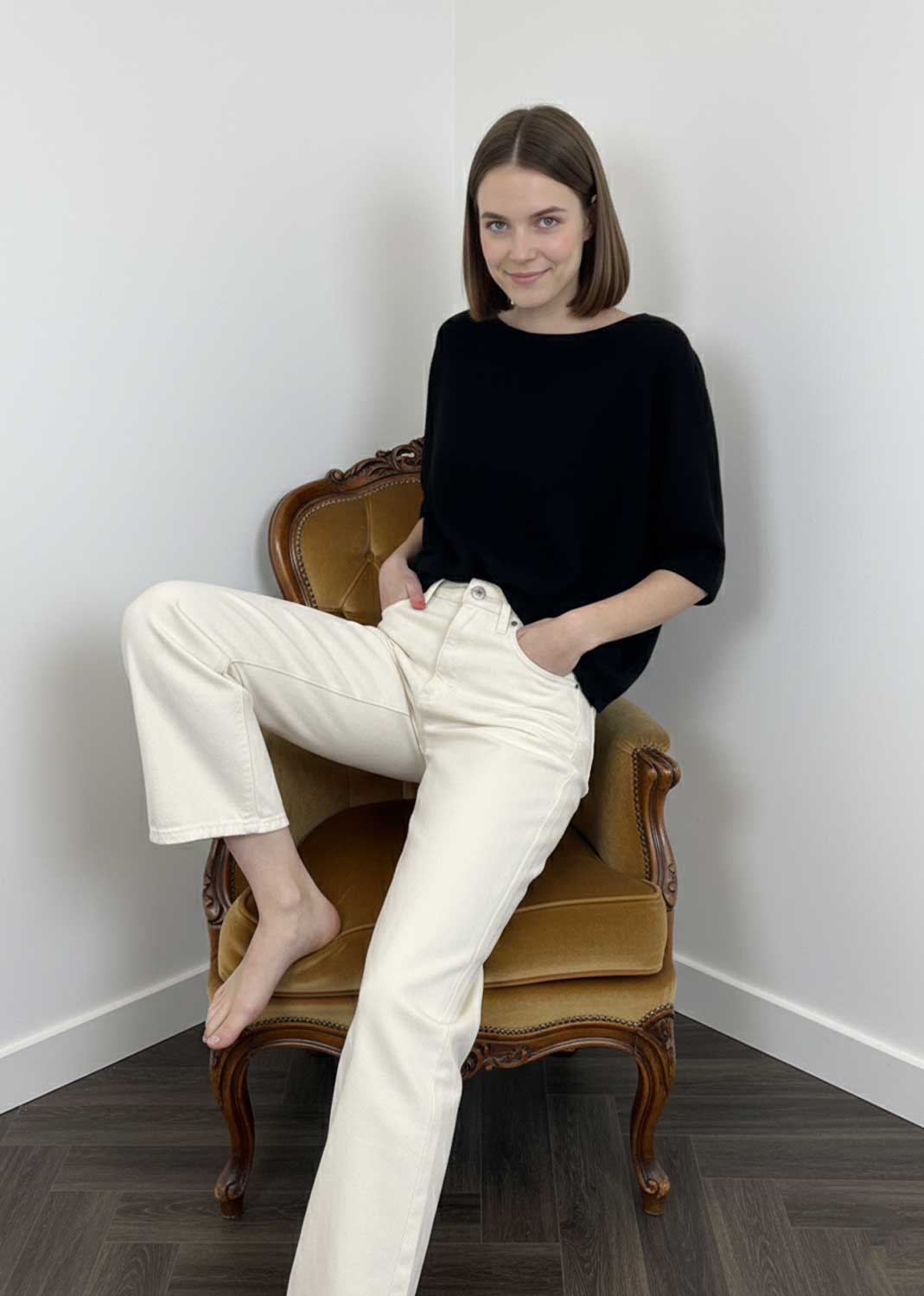 Juliette Knit Top Black