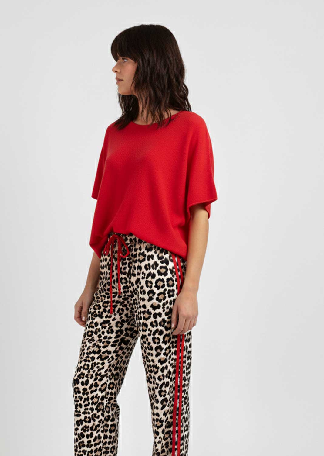 Juliette Knit Top Red