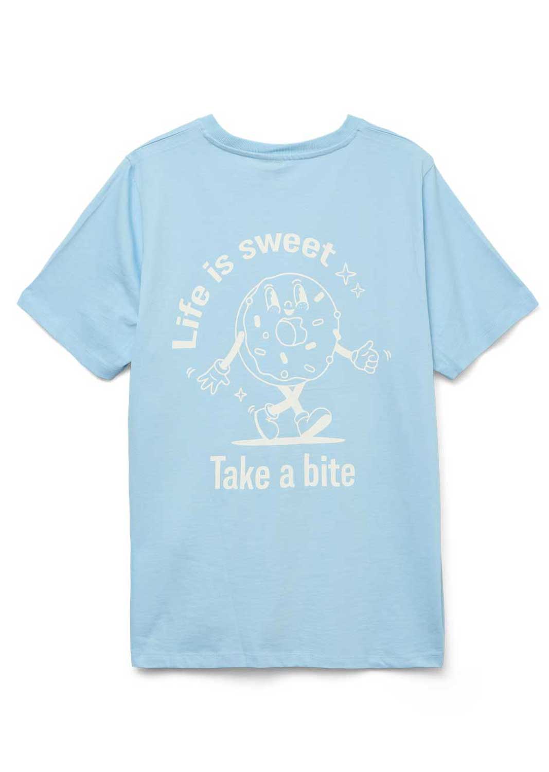 Sanja Organic Cotton Tshirt in Blue