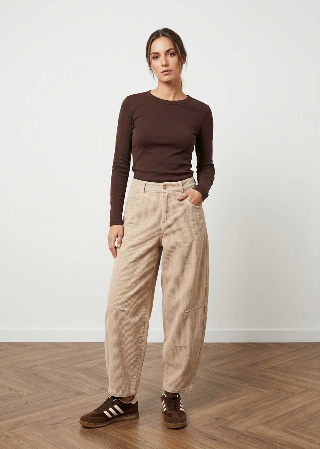 Lora Brown Base Layer Top