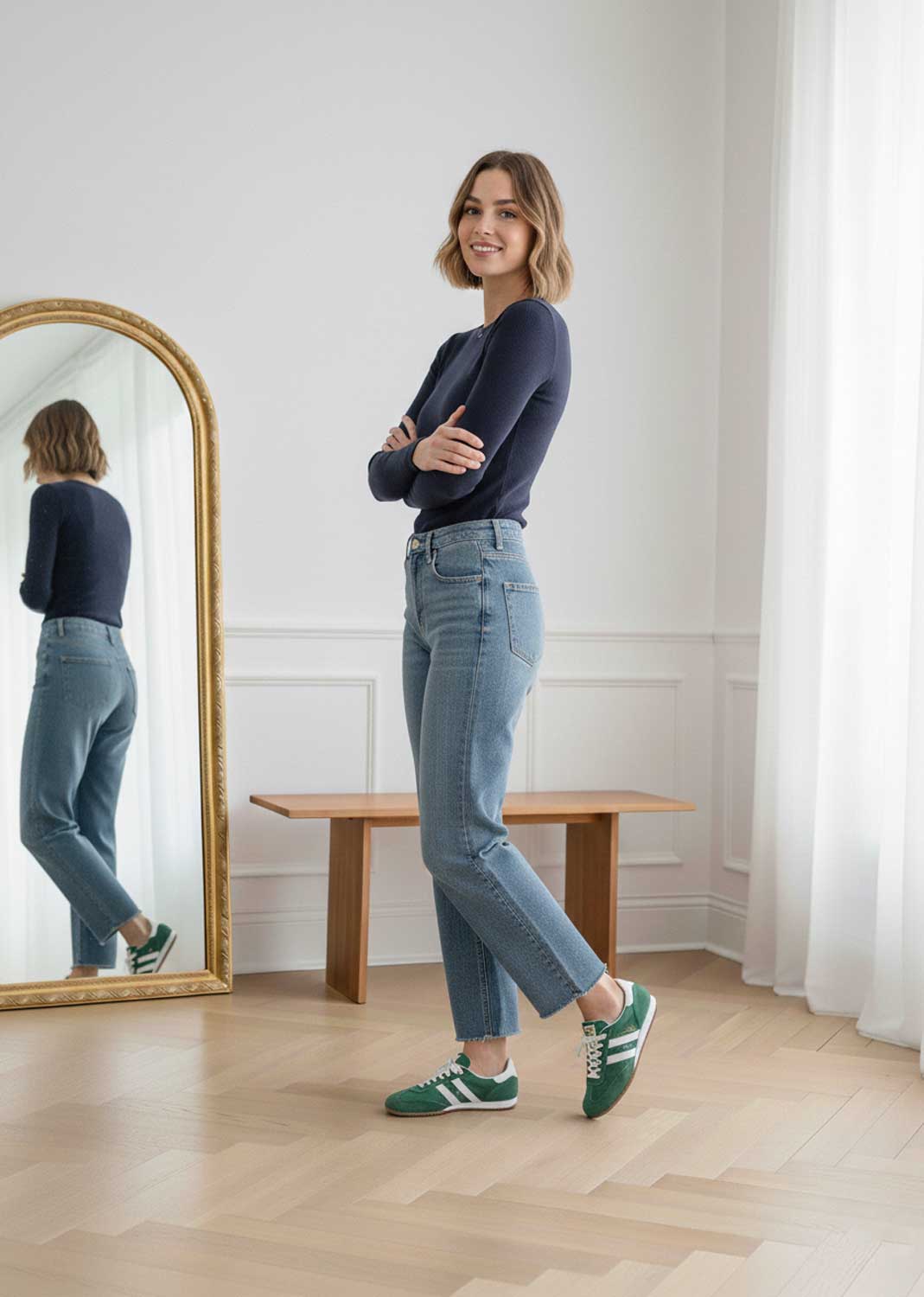 Lora Base Layer Top Navy