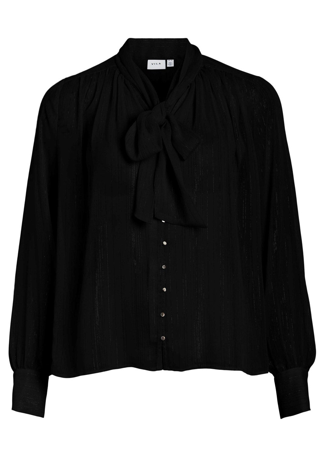 Black Lurex Blouse