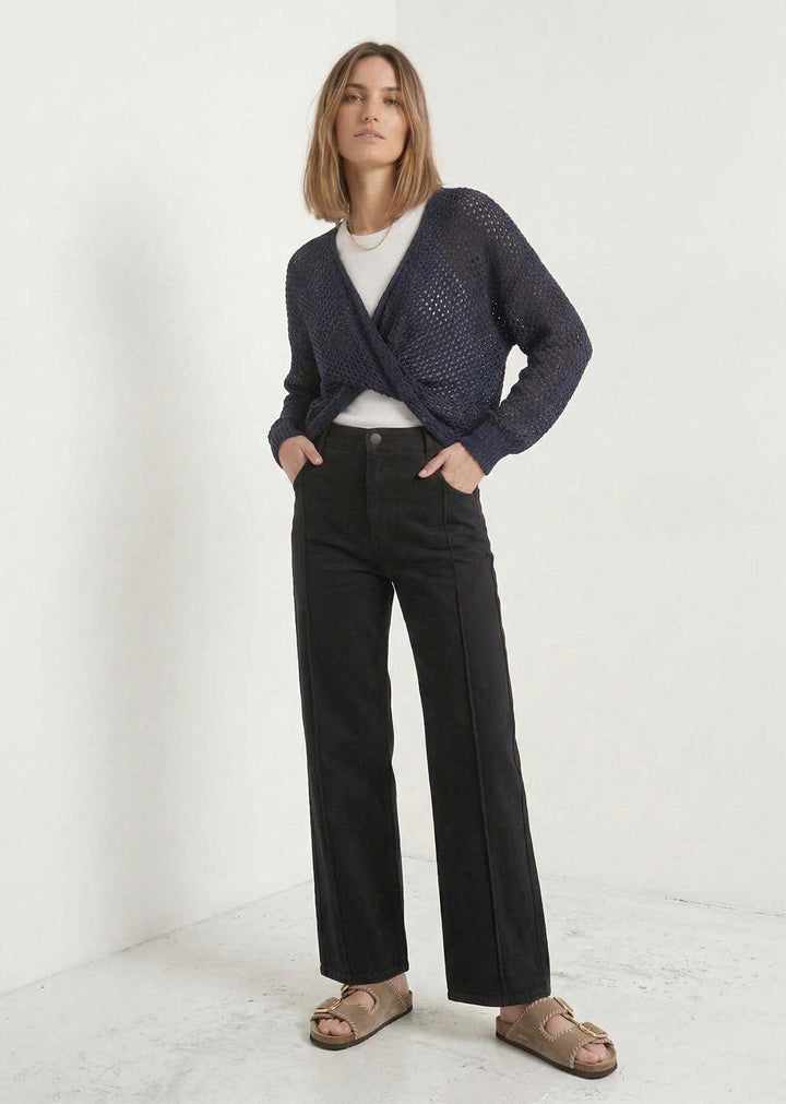 Lydia Crossover Jumper Navy