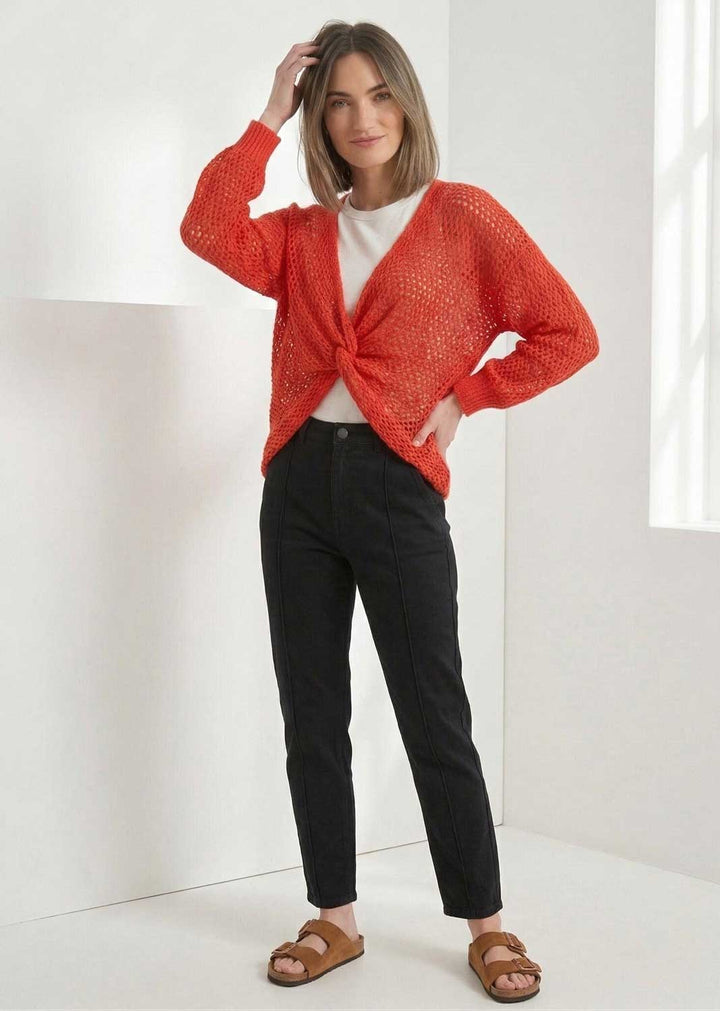 Lydia Crossover Jumper Neon Orange