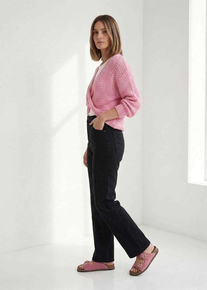 Lydia Crossover Jumper Pink