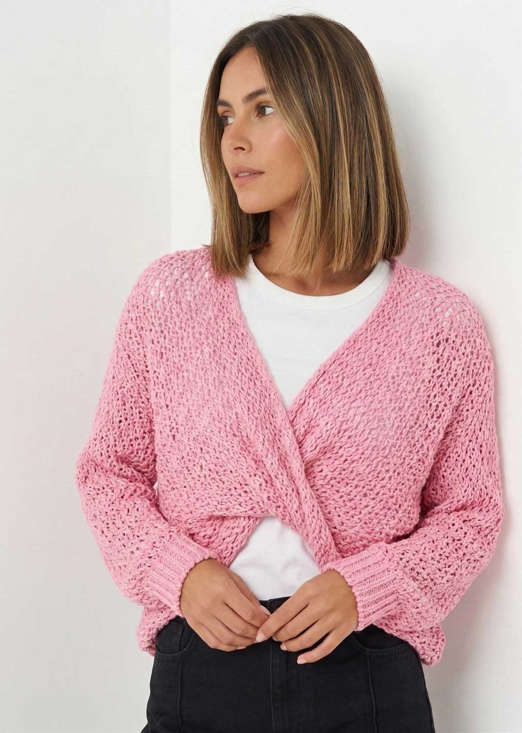 Crossover pink Jumper
