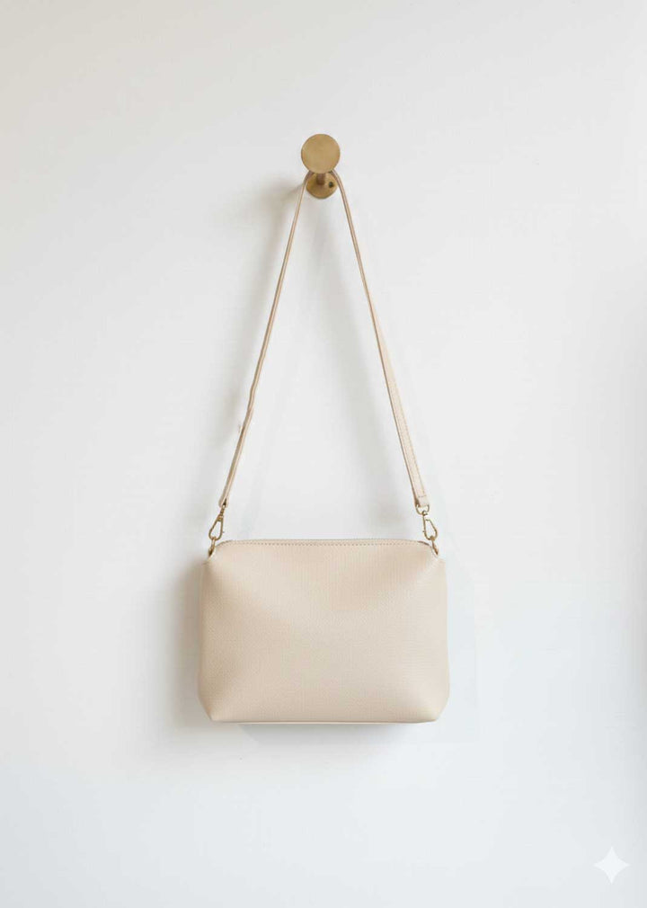 Maxie 2 in 1 Slouchy Bag Cream