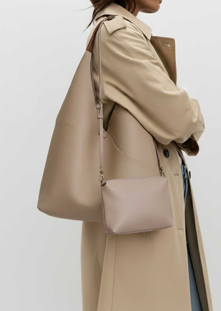 Maxie 2 in 1 Slouchy Bag Beige