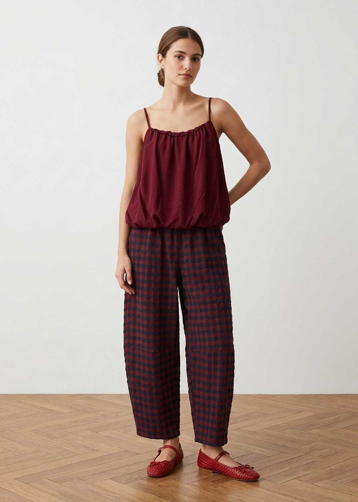 Melanie Burgundy Bubble Cami