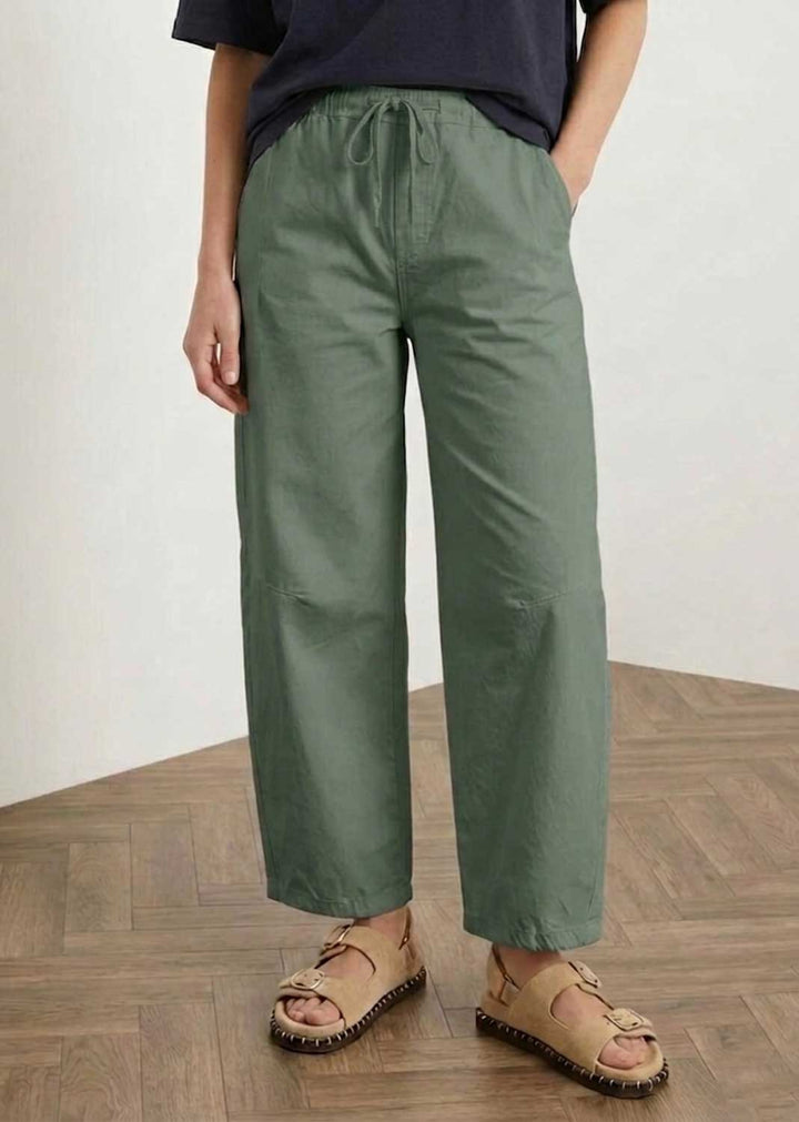 Nadine Sage Green Barrel Magic Pants