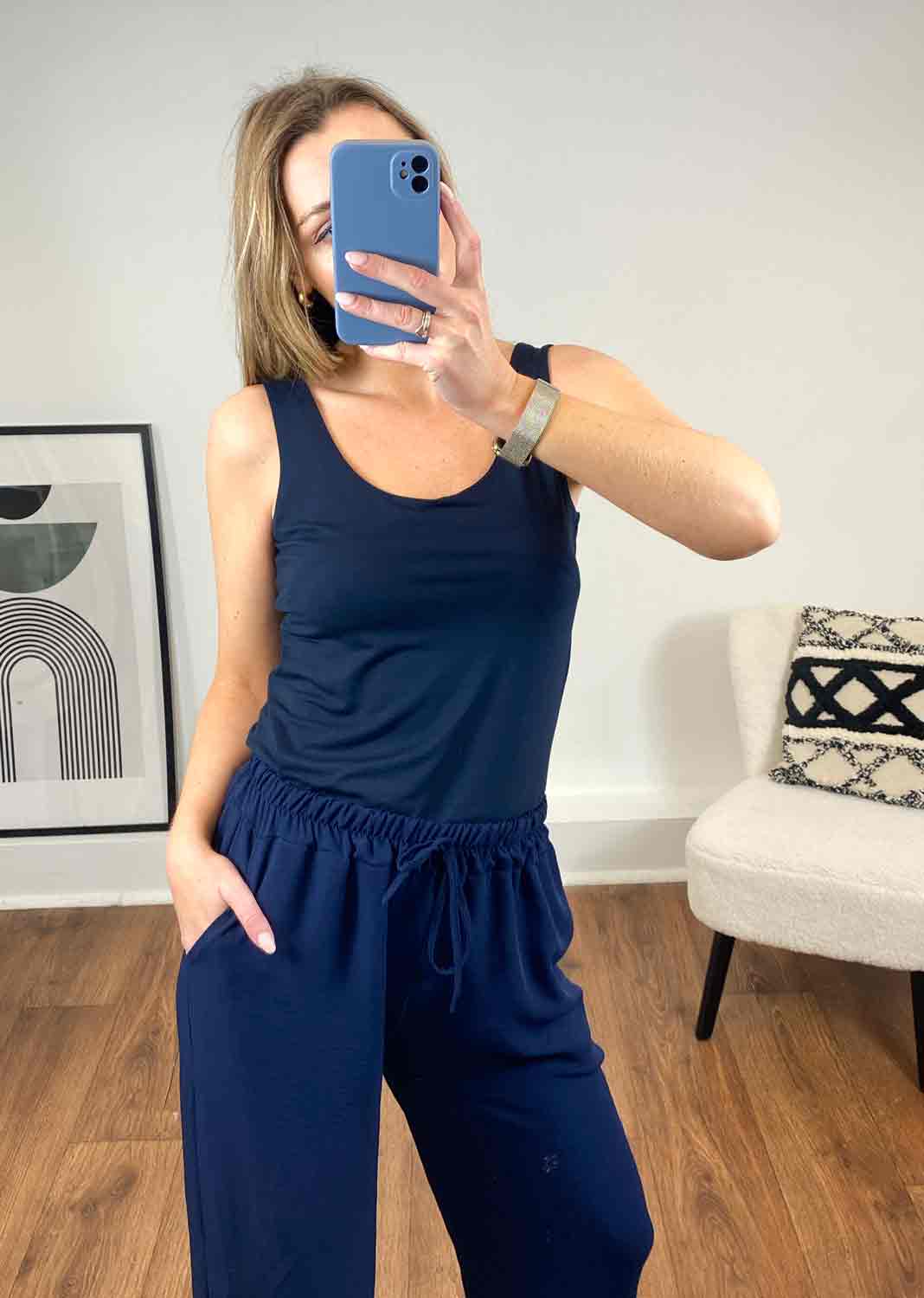 Naomi Vest in Navy