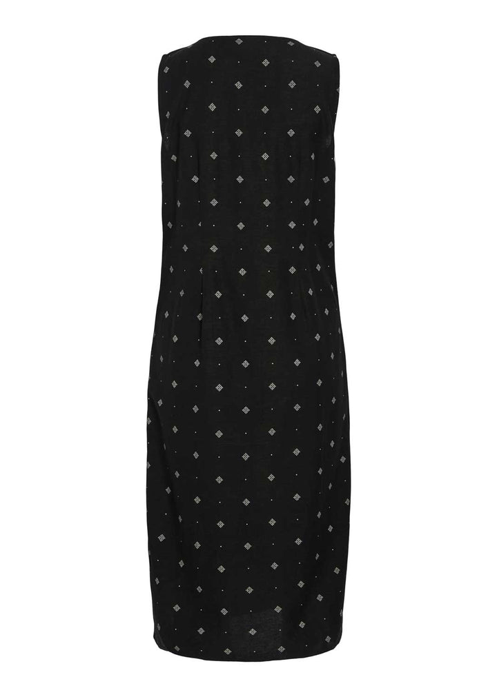 Priscilla Medallion Dress in Black