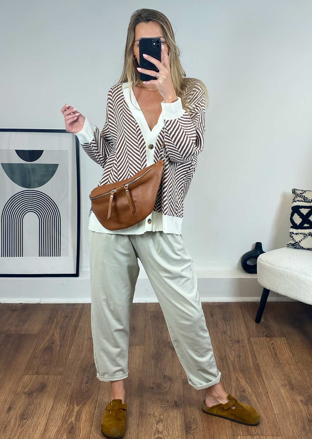 Tan Sling Bag