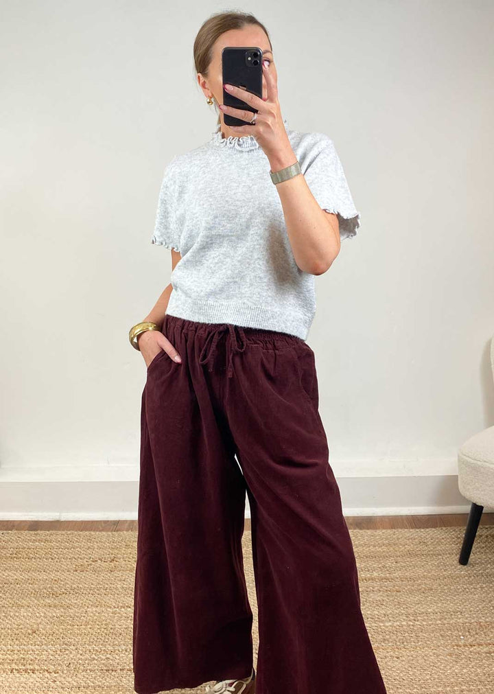 Reese Knit Top Grey