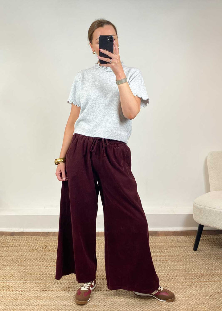 Reese Knit Top Grey