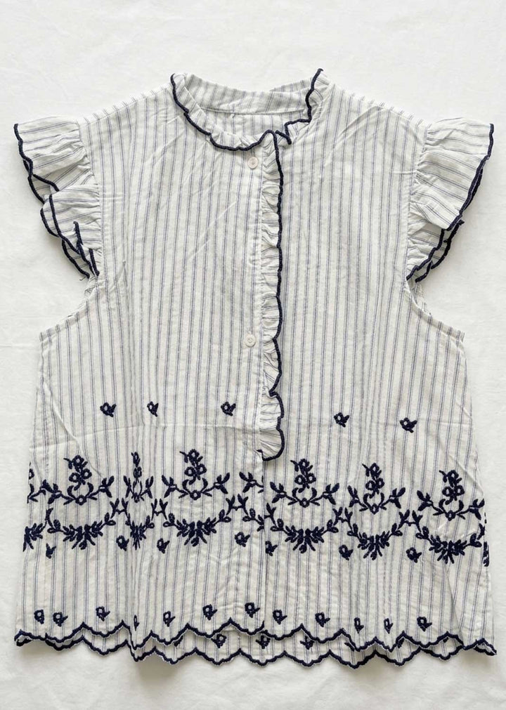 Rowan Black Embroidered Blouse