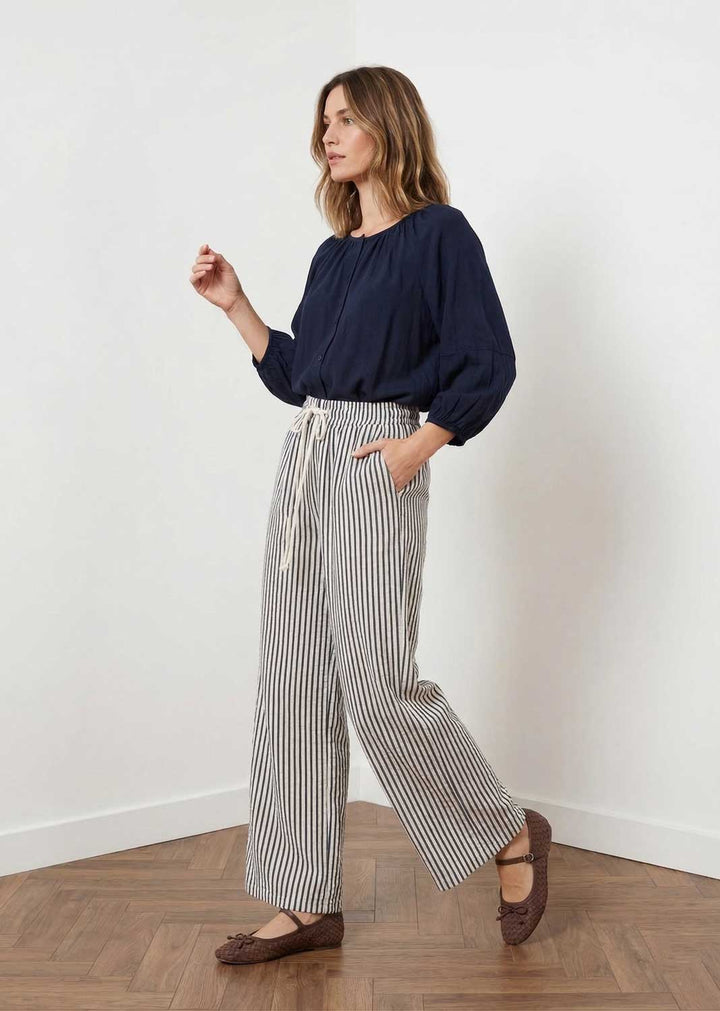 Scarlett Navy Stripe Pants