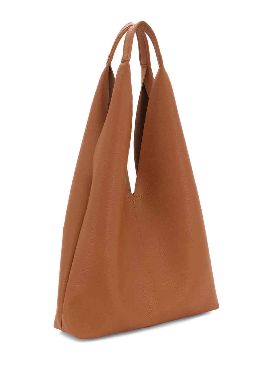 “Hermione leather shoulder bag in tan – Bond Fashion UK”